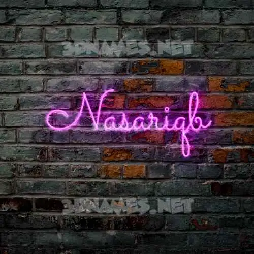 nasariqb in Pink Neon style - 3D name wallpaper nasariqb in Pink Neon style - 3D name wallpaper