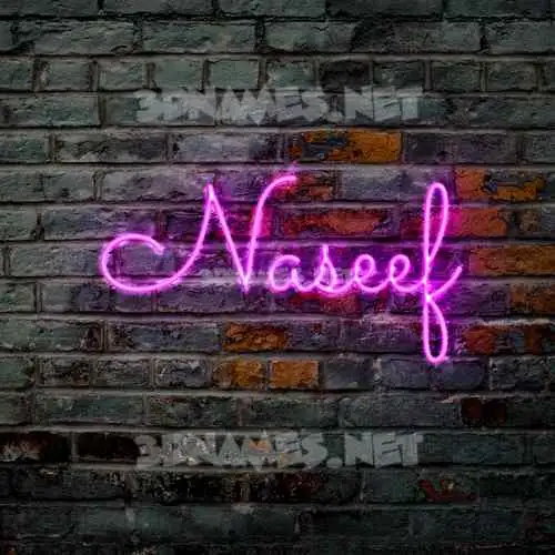 naseef in Pink Neon style - 3D name wallpaper naseef in Pink Neon style - 3D name wallpaper