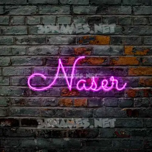 naser in Pink Neon style - 3D name wallpaper naser in Pink Neon style - 3D name wallpaper