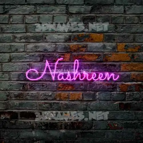 nashreen in Pink Neon style - 3D name wallpaper nashreen in Pink Neon style - 3D name wallpaper