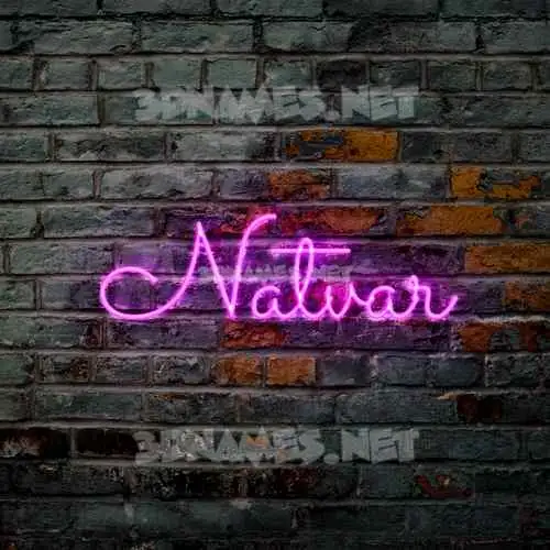 natvar in Pink Neon style - 3D name wallpaper natvar in Pink Neon style - 3D name wallpaper