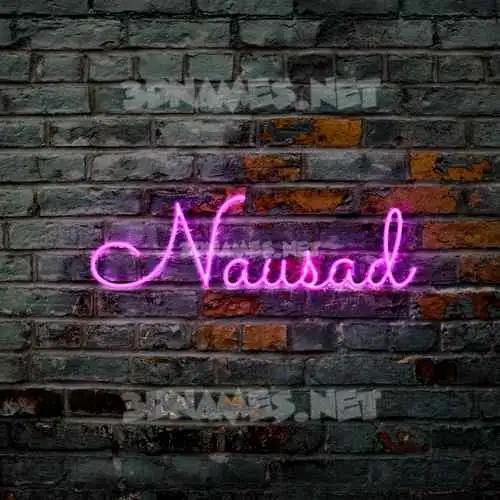nausad in Pink Neon style - 3D name wallpaper nausad in Pink Neon style - 3D name wallpaper