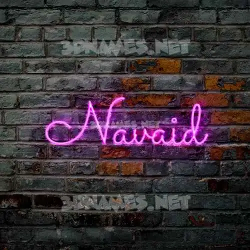 navaid in Pink Neon style - 3D name wallpaper navaid in Pink Neon style - 3D name wallpaper