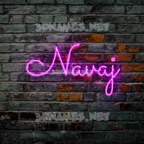 navaj in Pink Neon style - 3D name wallpaper navaj in Pink Neon style - 3D name wallpaper