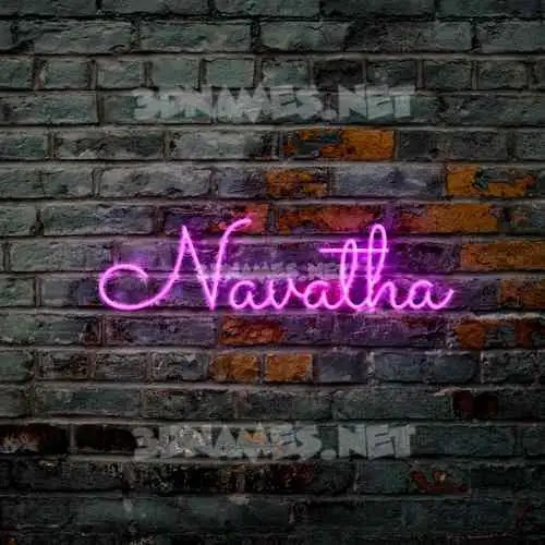 navatha in Pink Neon style - 3D name wallpaper navatha in Pink Neon style - 3D name wallpaper