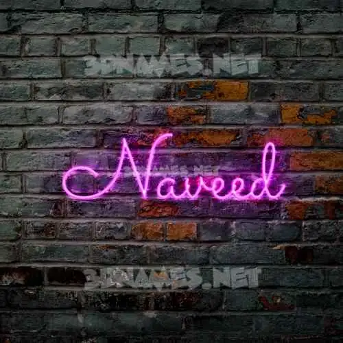 naveed in Pink Neon style - 3D name wallpaper naveed in Pink Neon style - 3D name wallpaper
