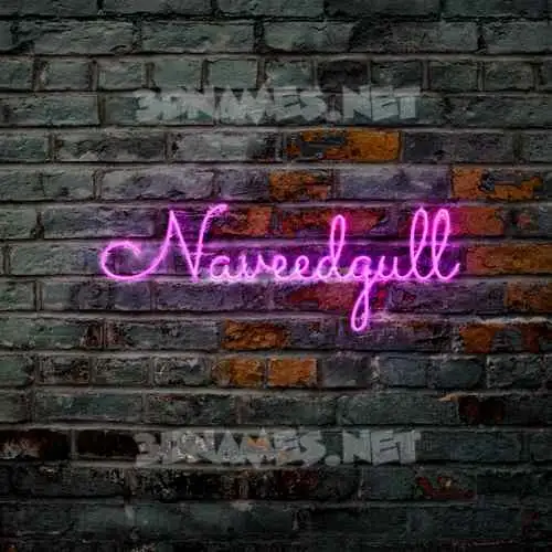 naveedgull in Pink Neon style - 3D name wallpaper naveedgull in Pink Neon style - 3D name wallpaper