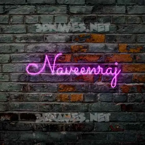 naveenraj in Pink Neon style - 3D name wallpaper naveenraj in Pink Neon style - 3D name wallpaper