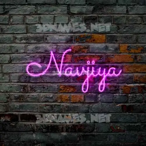 navjiya in Pink Neon style - 3D name wallpaper navjiya in Pink Neon style - 3D name wallpaper