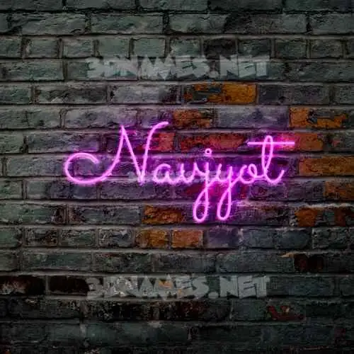 navjyot in Pink Neon style - 3D name wallpaper navjyot in Pink Neon style - 3D name wallpaper