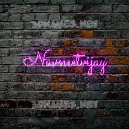 navneetvijay in Pink Neon style - 3D name wallpaper navneetvijay in Pink Neon style - 3D name wallpaper