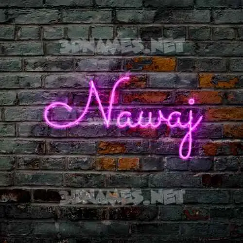 nawaj in Pink Neon style - 3D name wallpaper nawaj in Pink Neon style - 3D name wallpaper