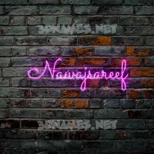nawajsareef in Pink Neon style - 3D name wallpaper nawajsareef in Pink Neon style - 3D name wallpaper