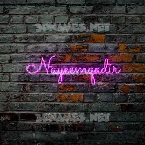 nayeemqadir in Pink Neon style - 3D name wallpaper nayeemqadir in Pink Neon style - 3D name wallpaper