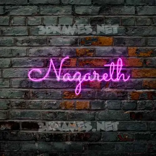 nazareth in Pink Neon style - 3D name wallpaper nazareth in Pink Neon style - 3D name wallpaper