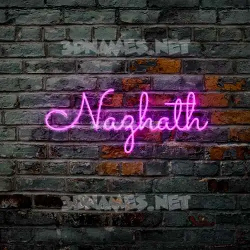 nazhath in Pink Neon style - 3D name wallpaper nazhath in Pink Neon style - 3D name wallpaper