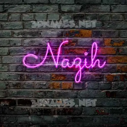 nazih in Pink Neon style - 3D name wallpaper nazih in Pink Neon style - 3D name wallpaper