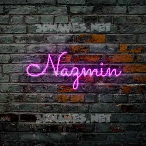 nazmin in Pink Neon style - 3D name wallpaper nazmin in Pink Neon style - 3D name wallpaper