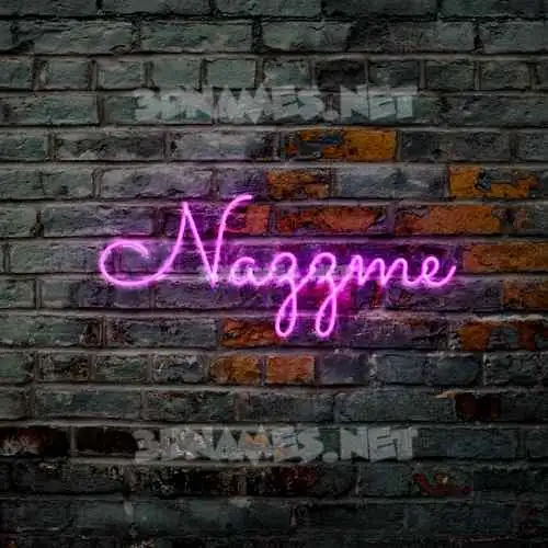 nazzme in Pink Neon style - 3D name wallpaper nazzme in Pink Neon style - 3D name wallpaper