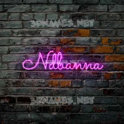 ndbanna in Pink Neon style - 3D name wallpaper ndbanna in Pink Neon style - 3D name wallpaper