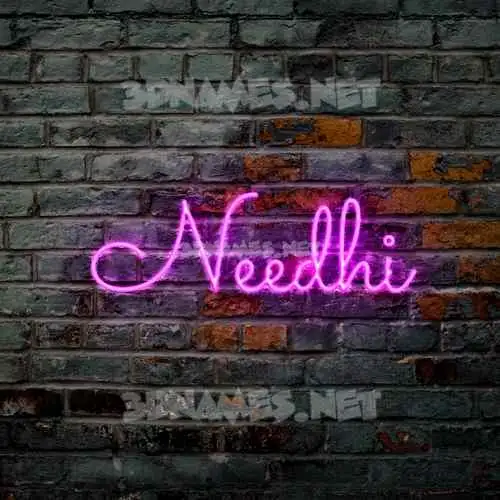 needhi in Pink Neon style - 3D name wallpaper needhi in Pink Neon style - 3D name wallpaper