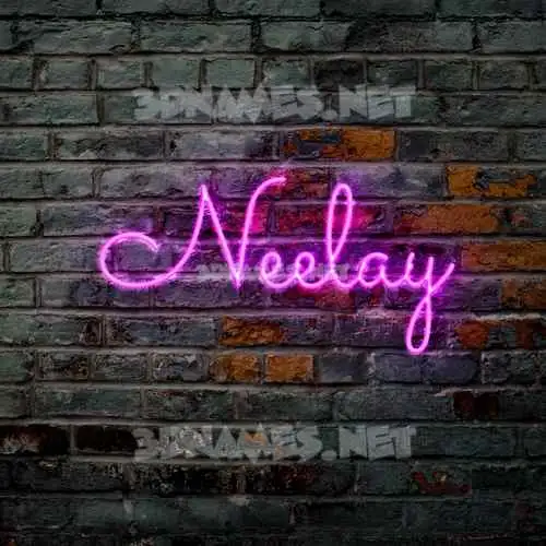 neelay in Pink Neon style - 3D name wallpaper neelay in Pink Neon style - 3D name wallpaper