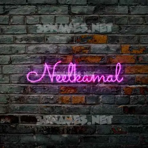 neelkamal in Pink Neon style - 3D name wallpaper neelkamal in Pink Neon style - 3D name wallpaper