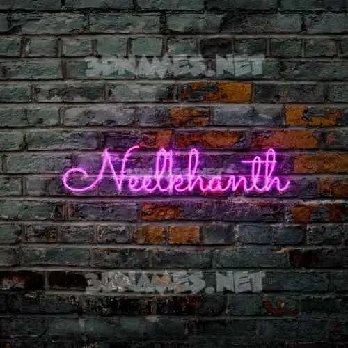 neelkhanth in Pink Neon style - 3D name wallpaper neelkhanth in Pink Neon style - 3D name wallpaper