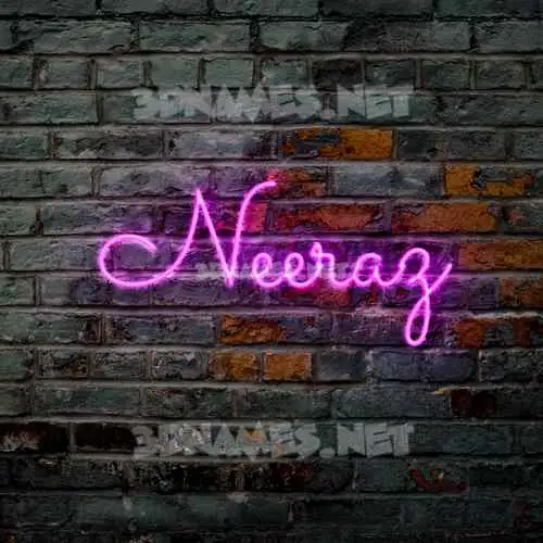 neeraz in Pink Neon style - 3D name wallpaper neeraz in Pink Neon style - 3D name wallpaper