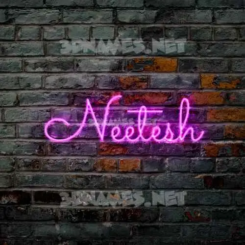 neetesh in Pink Neon style - 3D name wallpaper neetesh in Pink Neon style - 3D name wallpaper