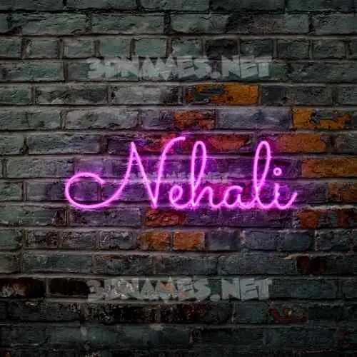 nehali in Pink Neon style - 3D name wallpaper nehali in Pink Neon style - 3D name wallpaper