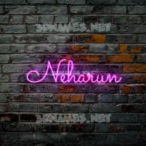neharun in Pink Neon style - 3D name wallpaper neharun in Pink Neon style - 3D name wallpaper