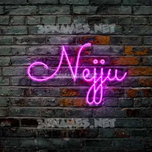 nejju in Pink Neon style - 3D name wallpaper nejju in Pink Neon style - 3D name wallpaper