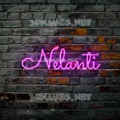 nelanti in Pink Neon style - 3D name wallpaper nelanti in Pink Neon style - 3D name wallpaper