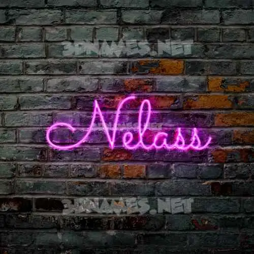 nelass in Pink Neon style - 3D name wallpaper nelass in Pink Neon style - 3D name wallpaper