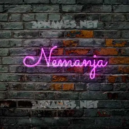 nemanja in Pink Neon style - 3D name wallpaper nemanja in Pink Neon style - 3D name wallpaper