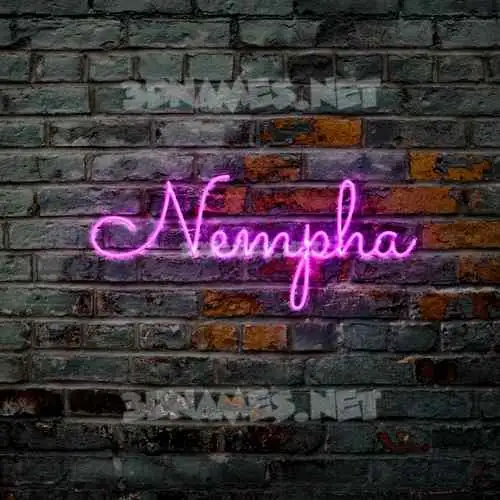 nempha in Pink Neon style - 3D name wallpaper nempha in Pink Neon style - 3D name wallpaper