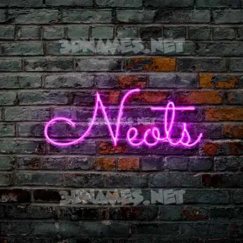 neots in Pink Neon style - 3D name wallpaper neots in Pink Neon style - 3D name wallpaper