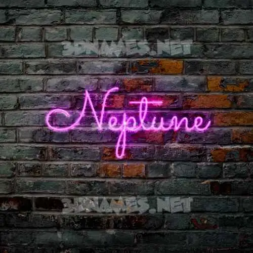 neptune in Pink Neon style - 3D name wallpaper neptune in Pink Neon style - 3D name wallpaper