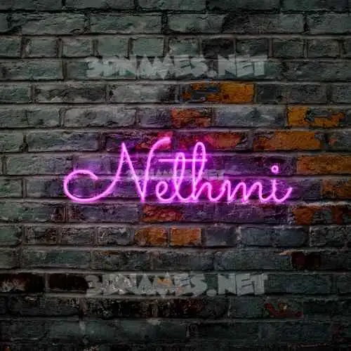 nethmi in Pink Neon style - 3D name wallpaper nethmi in Pink Neon style - 3D name wallpaper