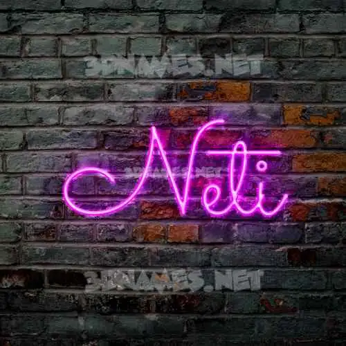 neti in Pink Neon style - 3D name wallpaper neti in Pink Neon style - 3D name wallpaper