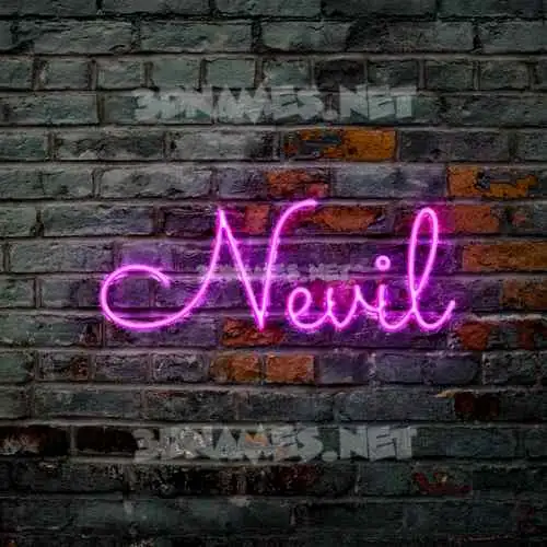 nevil in Pink Neon style - 3D name wallpaper nevil in Pink Neon style - 3D name wallpaper