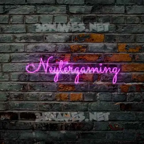 neytergaming in Pink Neon style - 3D name wallpaper neytergaming in Pink Neon style - 3D name wallpaper