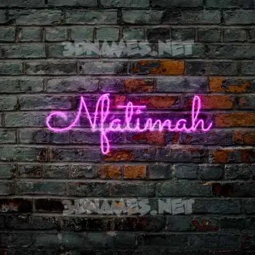 nfatimah in Pink Neon style - 3D name wallpaper nfatimah in Pink Neon style - 3D name wallpaper