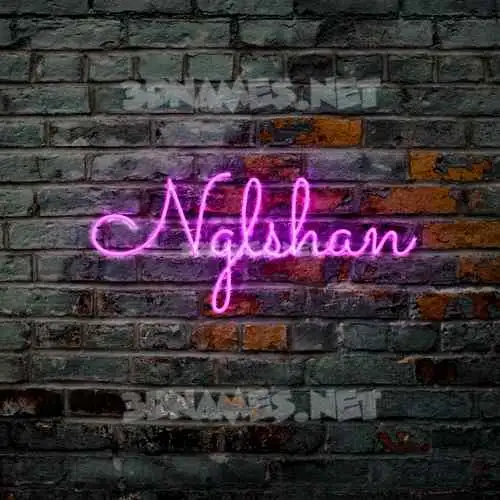 nglshan in Pink Neon style - 3D name wallpaper nglshan in Pink Neon style - 3D name wallpaper