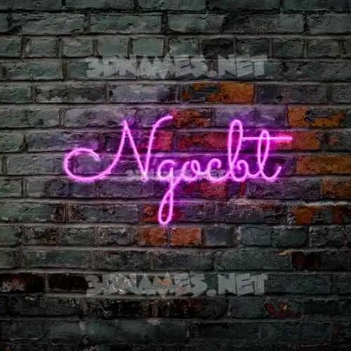 ngocbt in Pink Neon style - 3D name wallpaper ngocbt in Pink Neon style - 3D name wallpaper