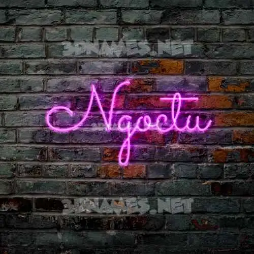 ngoctu in Pink Neon style - 3D name wallpaper ngoctu in Pink Neon style - 3D name wallpaper