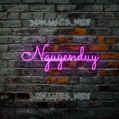 nguyenduy in Pink Neon style - 3D name wallpaper nguyenduy in Pink Neon style - 3D name wallpaper