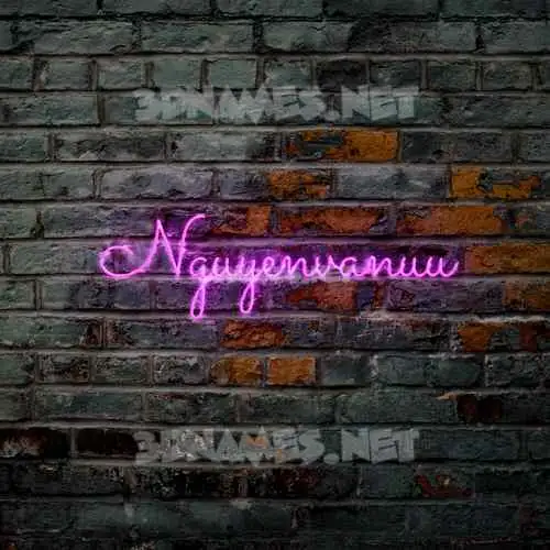 nguyenvanuu in Pink Neon style - 3D name wallpaper nguyenvanuu in Pink Neon style - 3D name wallpaper