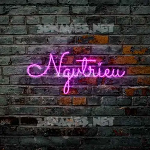 ngvtrieu in Pink Neon style - 3D name wallpaper ngvtrieu in Pink Neon style - 3D name wallpaper